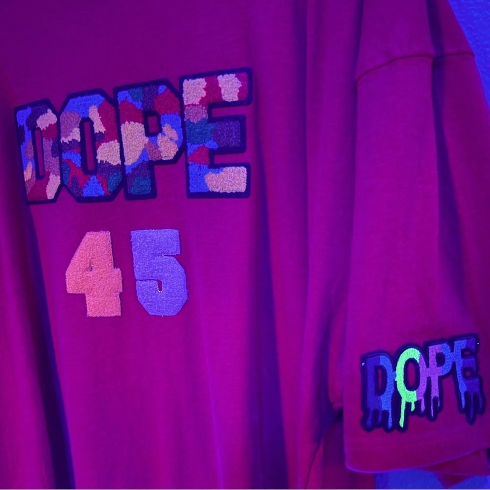 DOPE 45ER 3XL Red T-Shirt “DOPE 45” - Picture 4 of 7